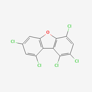 molecular formula C12H3Cl5O B3066241 1,2,4,7,9-Pentachlorodibenzofuran CAS No. 71998-74-8