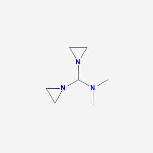 molecular formula C7H15N3 B3066316 Diaziridino(dimethylamino)methane CAS No. 75374-07-1
