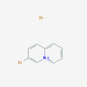 molecular formula C9H7Br2N B3066356 3-Bromoquinolizinium bromide CAS No. 77199-12-3