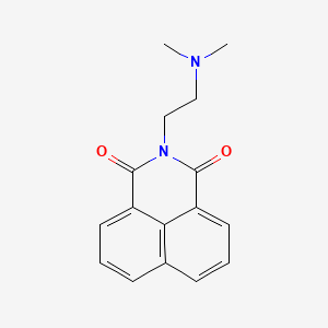 molecular formula C16H16N2O2 B3066370 1H-Benz(de)isoquinoline-1,3(2H)-dione, 2-(2-(dimethylamino)ethyl)- CAS No. 79070-66-9