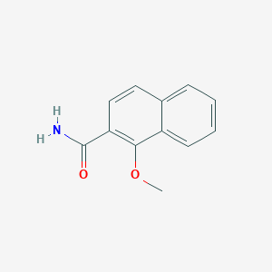 molecular formula C12H11NO2 B3066403 1-Methoxynaphthalene-2-carboxamide CAS No. 80409-51-4