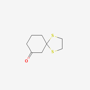 molecular formula C8H12OS2 B3066409 1,4-二硫代螺[4.5]癸烷-7-酮 CAS No. 80563-98-0