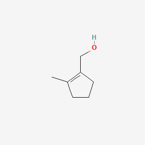 molecular formula C7H12O B3066435 1-Cyclopentene-1-methanol, 2-methyl- CAS No. 81328-62-3