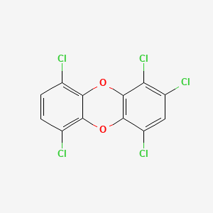 molecular formula C12H3Cl5O2 B3066452 1,2,4,6,9-Pentachlorodibenzo-p-dioxin CAS No. 82291-36-9