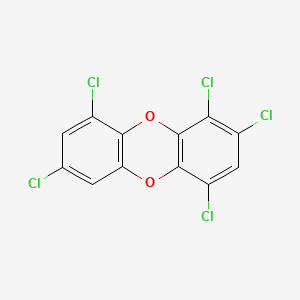 molecular formula C12H3Cl5O2 B3066455 1,2,4,7,9-五氯二苯并对二噁英 CAS No. 82291-37-0