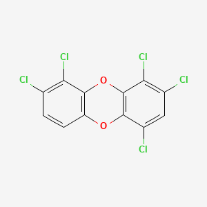 molecular formula C12H3Cl5O2 B3066462 1,2,4,8,9-Pentachlorodibenzo-p-dioxin CAS No. 82291-38-1