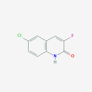molecular formula C9H5ClFNO B3066479 6-Chloro-3-Fluoro-2-hydroxyquinoline CAS No. 834883-95-3