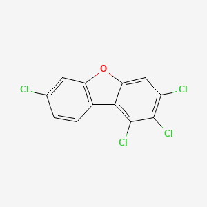 molecular formula C12H4Cl4O B3066505 1,2,3,7-Tetrachlorodibenzofuran CAS No. 83704-22-7