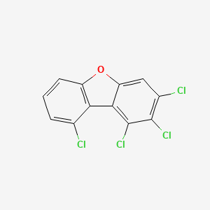molecular formula C12H4Cl4O B3066510 1,2,3,9-Tetrachlorodibenzofuran CAS No. 83704-23-8