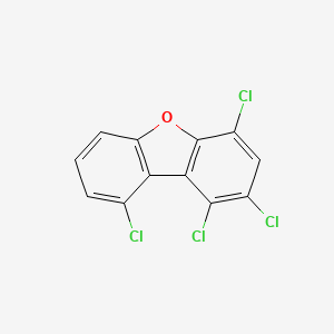 molecular formula C12H4Cl4O B3066518 1,2,4,9-Tetrachlorodibenzofuran CAS No. 83704-24-9