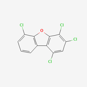 molecular formula C12H4Cl4O B3066529 1,3,4,6-Tetrachlorodibenzofuran CAS No. 83704-27-2