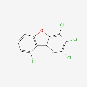 molecular formula C12H4Cl4O B3066541 1,6,7,8-Tetrachlorodibenzofuran CAS No. 83704-33-0