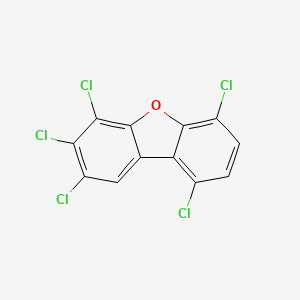 molecular formula C12H3Cl5O B3066544 1,4,6,7,8-Pentachlorodibenzofuran CAS No. 83704-35-2