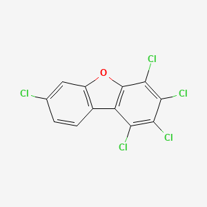 molecular formula C12H3Cl5O B3066555 1,2,3,4,7-五氯二苯并呋喃 CAS No. 83704-48-7