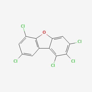 molecular formula C12H3Cl5O B3066567 1,2,3,6,8-Pentachlorodibenzofuran CAS No. 83704-51-2