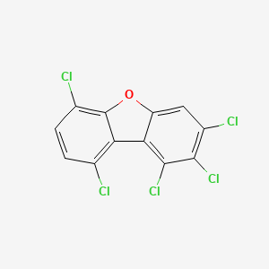 molecular formula C12H3Cl5O B3066574 1,2,3,6,9-Pentachlorodibenzofuran CAS No. 83704-52-3