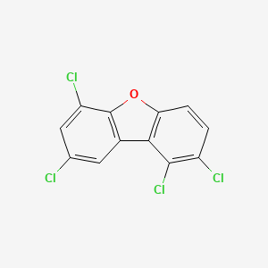 molecular formula C12H4Cl4O B3066584 1,2,6,8-Tetrachlorodibenzofuran CAS No. 83710-07-0