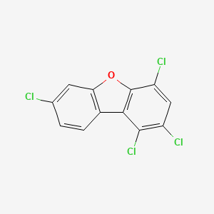 molecular formula C12H4Cl4O B3066592 1,2,4,7-四氯二苯并呋喃 CAS No. 83719-40-8