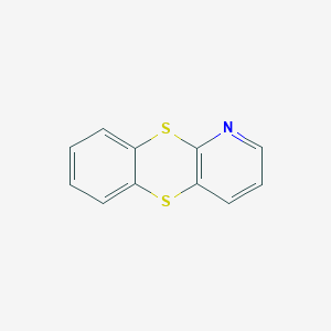 molecular formula C11H7NS2 B3066622 1-Azathianthrene CAS No. 85344-73-6