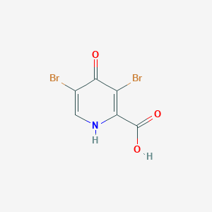 molecular formula C6H3Br2NO3 B3066667 3,5-Dibromo-4-hydroxypyridine-2-carboxylic acid CAS No. 858852-20-7