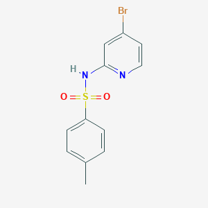 molecular formula C12H11BrN2O2S B3066699 N-(4-bromopyridin-2-yl)-4-methylbenzene-1-sulfonamide CAS No. 865604-30-4