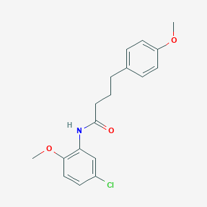 molecular formula C18H20ClNO3 B306670 N-(5-chloro-2-methoxyphenyl)-4-(4-methoxyphenyl)butanamide 