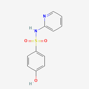 molecular formula C11H10N2O3S B3066726 4-Hydroxy-N-(2-pyridinyl)benzenesulfonamide CAS No. 872825-56-4