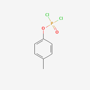 molecular formula C7H7Cl2O2P B3066734 p-Tolyl phosphorodichloridate CAS No. 878-17-1
