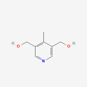 molecular formula C8H11NO2 B3066748 4-Methylpyridine-3,5-dimethanol CAS No. 883107-38-8