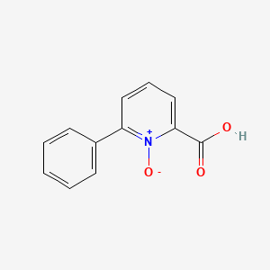 molecular formula C12H9NO3 B3066762 6-Phenylpyridine-2-carboxylic acid N-oxide CAS No. 888721-07-1