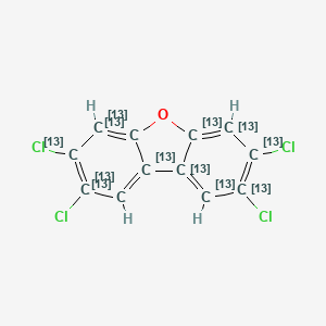 molecular formula C12H4Cl4O B3066769 2,3,7,8-四氯二苯并呋喃 CAS No. 89059-46-1