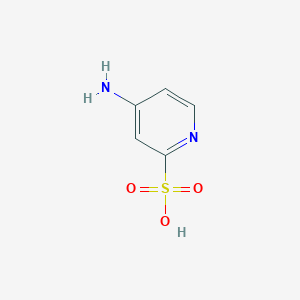 molecular formula C5H6N2O3S B3066797 4-Aminopyridine-2-sulfonic acid CAS No. 900804-14-0