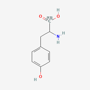 molecular formula C9H11NO3 B3066851 DL-Tyrosine-1-13C CAS No. 91679-34-4