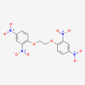 molecular formula C14H10N4O10 B3066876 1-[2-(2,4-Dinitrophenoxy)ethoxy]-2,4-dinitrobenzene CAS No. 92061-47-7
