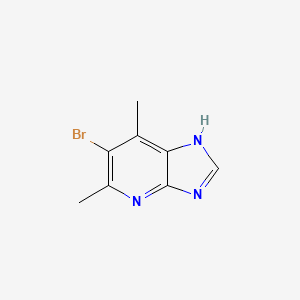 molecular formula C8H8BrN3 B3066883 6-Bromo-5,7-dimethyl-3H-imidazo[4,5-b]pyridine CAS No. 92336-10-2