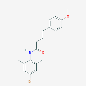 molecular formula C19H22BrNO2 B306690 N-(4-bromo-2,6-dimethylphenyl)-4-(4-methoxyphenyl)butanamide 