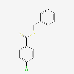 molecular formula C14H11ClS2 B3066914 Benzyl 4-chlorobenzene-1-carbodithioate CAS No. 93179-44-3