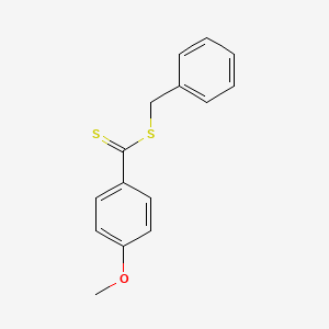 molecular formula C15H14OS2 B3066923 Benzyl 4-methoxybenzene-1-carbodithioate CAS No. 93198-47-1