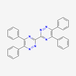 molecular formula C30H20N6 B3066929 5,5',6,6'-Tetraphenyl-3,3'-bi-1,2,4-triazine CAS No. 93372-16-8