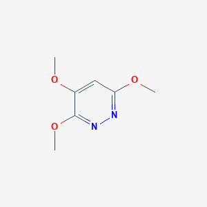 molecular formula C7H10N2O3 B3066961 3,4,6-Trimethoxypyridazine CAS No. 98334-82-8