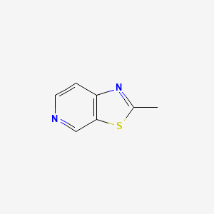 molecular formula C7H6N2S B3066963 2-Methylthiazolo[5,4-c]pyridine CAS No. 98383-10-9