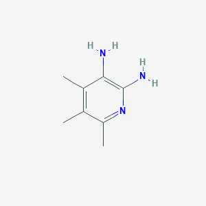 molecular formula C8H13N3 B3066964 2,3-Diamino-4,5,6-trimethylpyridine CAS No. 98427-08-8