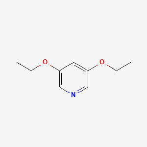 molecular formula C9H13NO2 B3066971 3,5-二乙氧基吡啶 CAS No. 98959-85-4