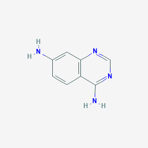 molecular formula C8H8N4 B3066991 4,7-Quinazolinediamine CAS No. 99584-26-6