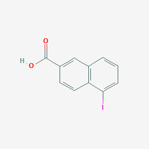 molecular formula C11H7IO2 B3066998 5-Iodonaphthalene-2-carboxylic acid CAS No. 99866-71-4