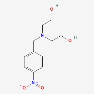 molecular formula C11H16N2O4 B3067002 2,2'-(p-Nitrobenzylimino)di-ethanol CAS No. 99982-60-2