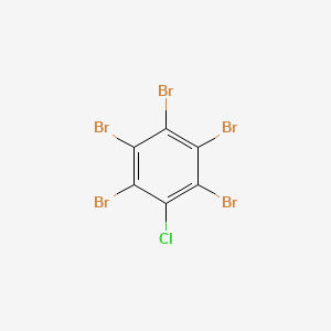 molecular formula C6Br5Cl B3067036 1,2,3,4,5-Pentabromo-6-chlorobenzene CAS No. 13075-05-3