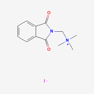 molecular formula C12H15IN2O2 B3067119 2-[(1,1,1-Trimethylammonio)methyl]isoindoline-1,3-dione iodide CAS No. 36121-48-9