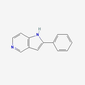molecular formula C13H10N2 B3067123 2-Phenyl-1H-pyrrolo[3,2-C]pyridine CAS No. 37388-07-1