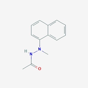 molecular formula C13H14N2O B3067141 N'-Methyl-N'-(naphthalen-1-yl)acetohydrazide CAS No. 483306-55-4